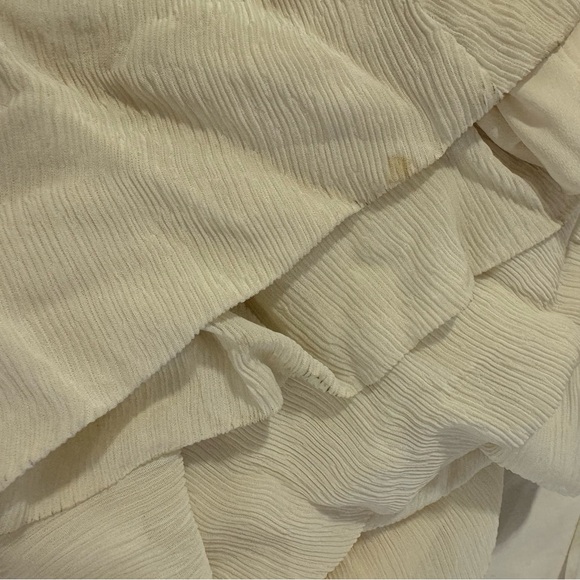 ADEAM WHITE LONG DRESS WITH CUTOUTS SAMPLE SIZE - Picture 15 of 16